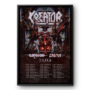 Kreator Tour UK And EU 2026 Poster